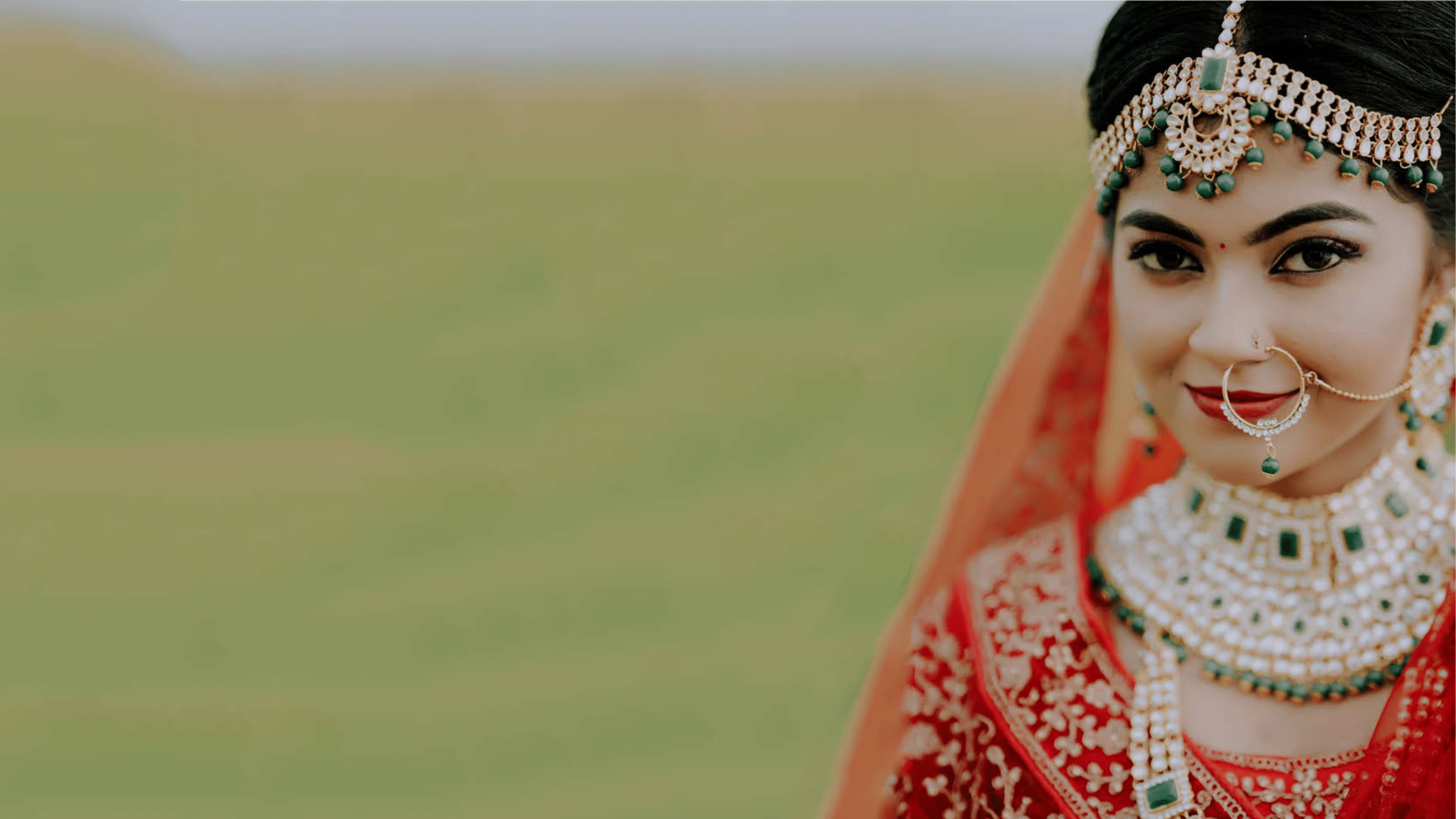 Background of a beautifully decorated wedding setting