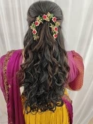 Elegant bridal hairstyle